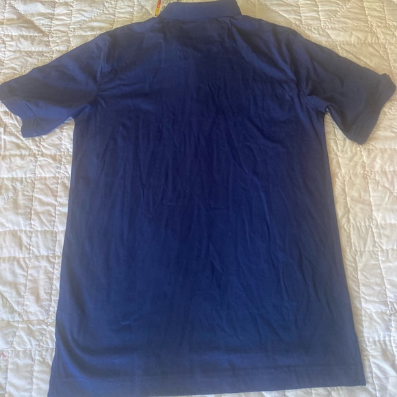 NWT Robert Graham Polo Golf Shirt Mens Size Small Navy Blue - Picture 5 of 6